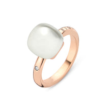 Laden Sie das Bild in den Galerie-Viewer, Mini Sweety Ring 750 Rosegold 20R88Rcrmp Crystal Clear White
