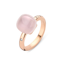Laden Sie das Bild in den Galerie-Viewer, Mini Sweety Ring 750 Rosegold 20R88Rpqmp Pink Quartz So Lovely
