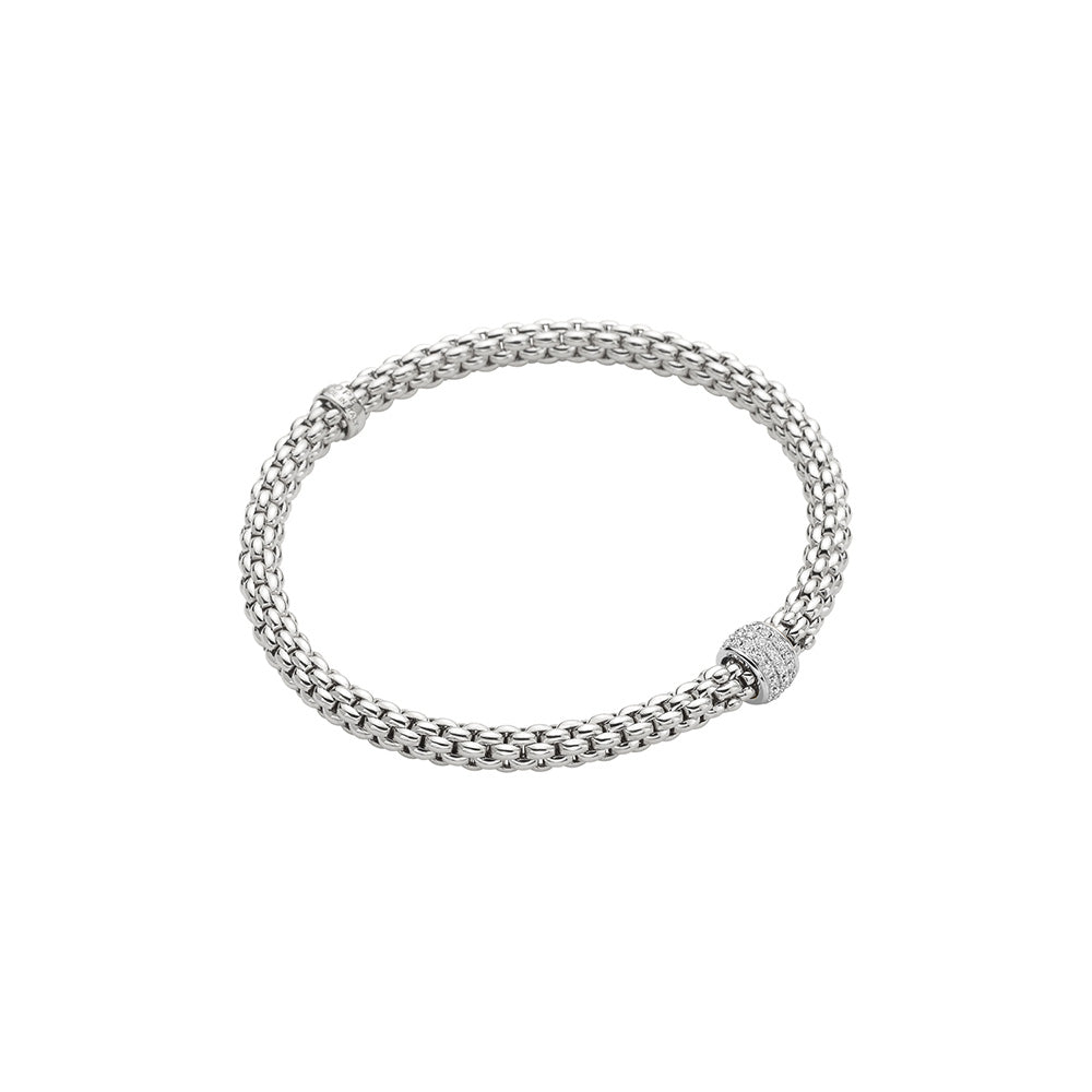 Armband Solo 634B Pave Weißgold