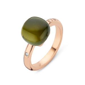 Mini Sweety Ring 750 Rosegold Tropcal Green 20R88RGAGTO
